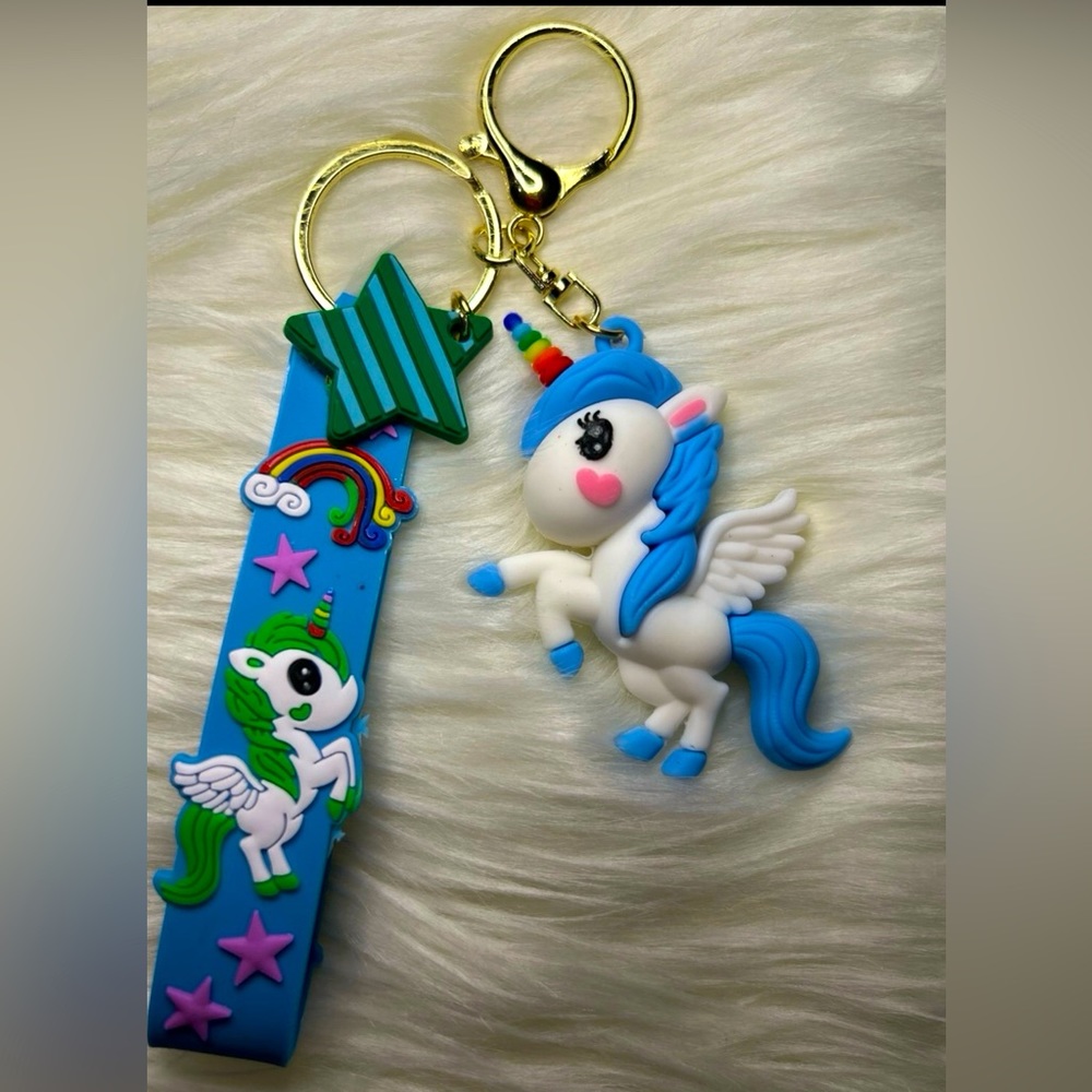 Toddler Girl/Kids Unicorn Keychain/Wristlet